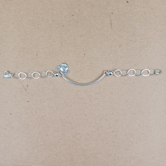 925 sterling silver bracelet with yellow, white and pink zircon and girl charm‎ - Picture 13 of 16